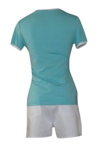 SKCU004 customized cheerleading clothing cheerleading clothing aerobics clothing football cheerleading performance clothing candy color performance clothing spot price side view